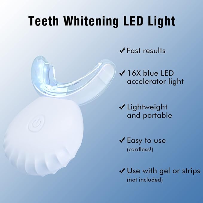 Rechargeable Teeth Whitening Light Kit Souqology
