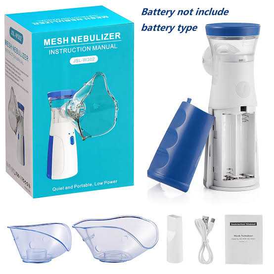 Portable Mesh Nebulizer – Quick & Silent Respiratory Relief | Free Delivery