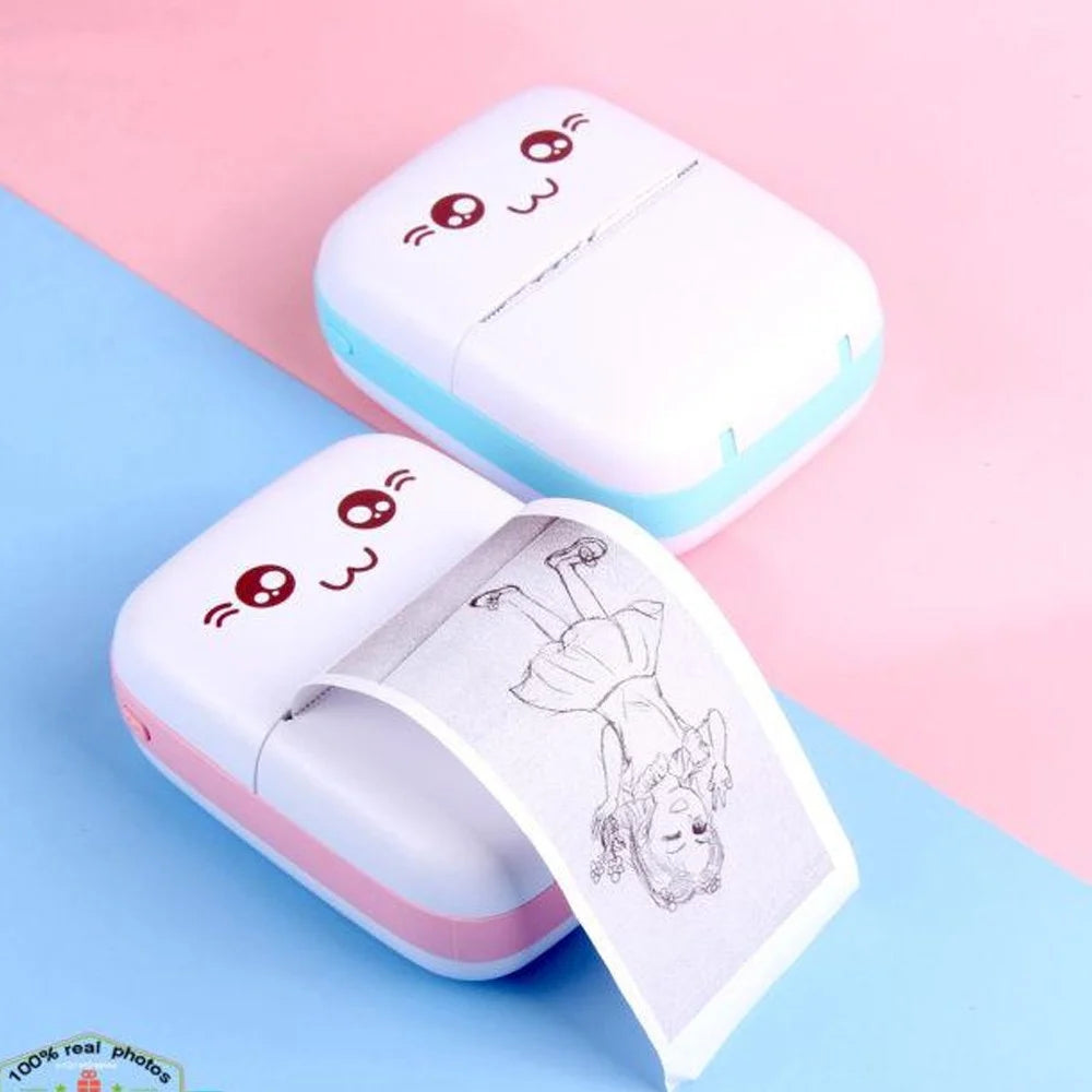 Portable Mini Pocket Printer BT Thermal Printer Souqology