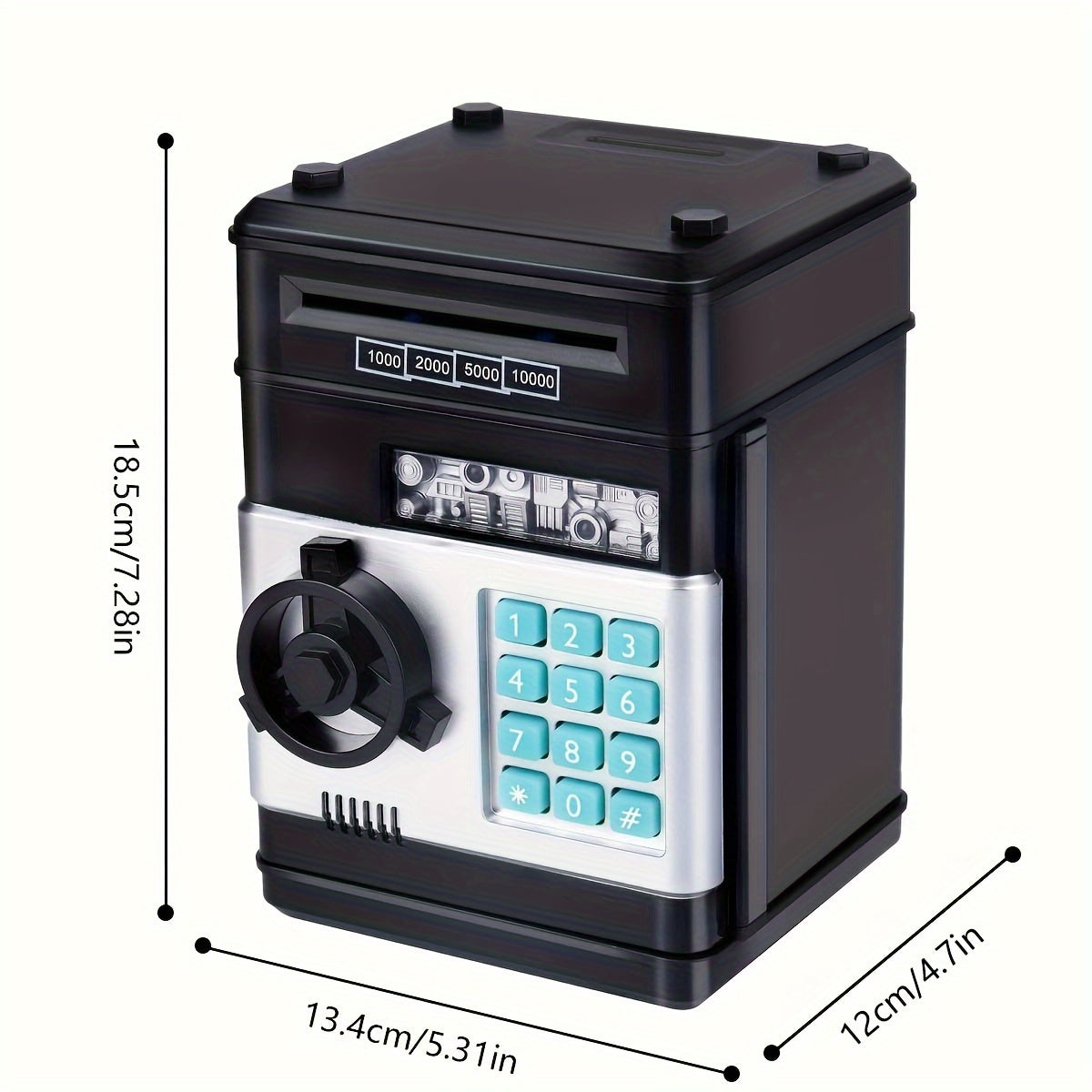 Number Bank Coin & Bill Safe Souqology