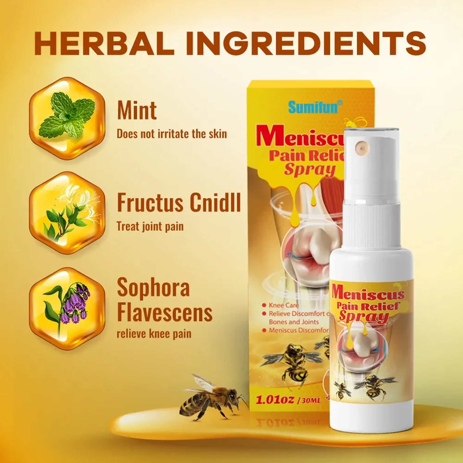 Meniscus Pain Relief Spray (Original) Souqology