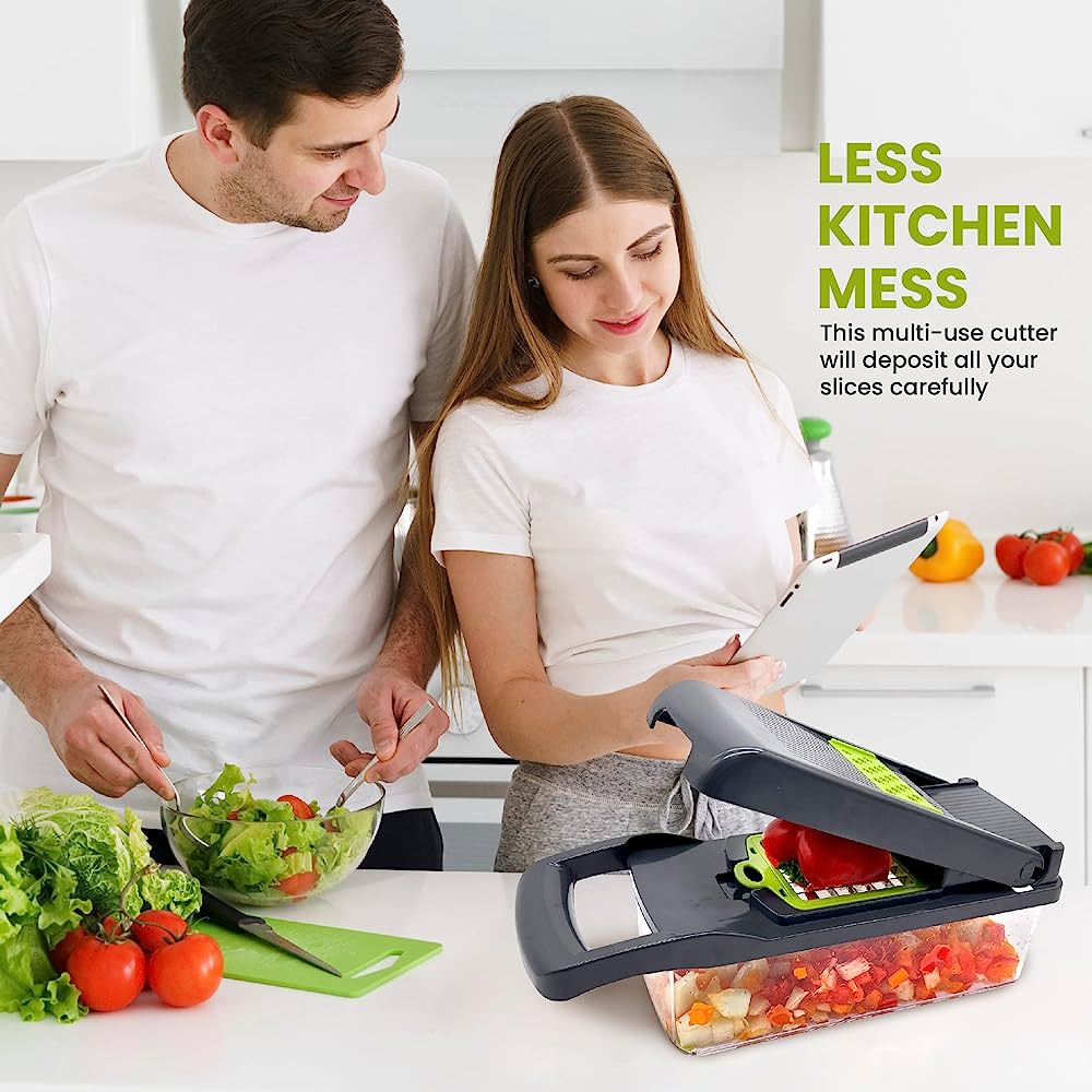 Vegetable Cutter Chopper and Slicer Souqology
