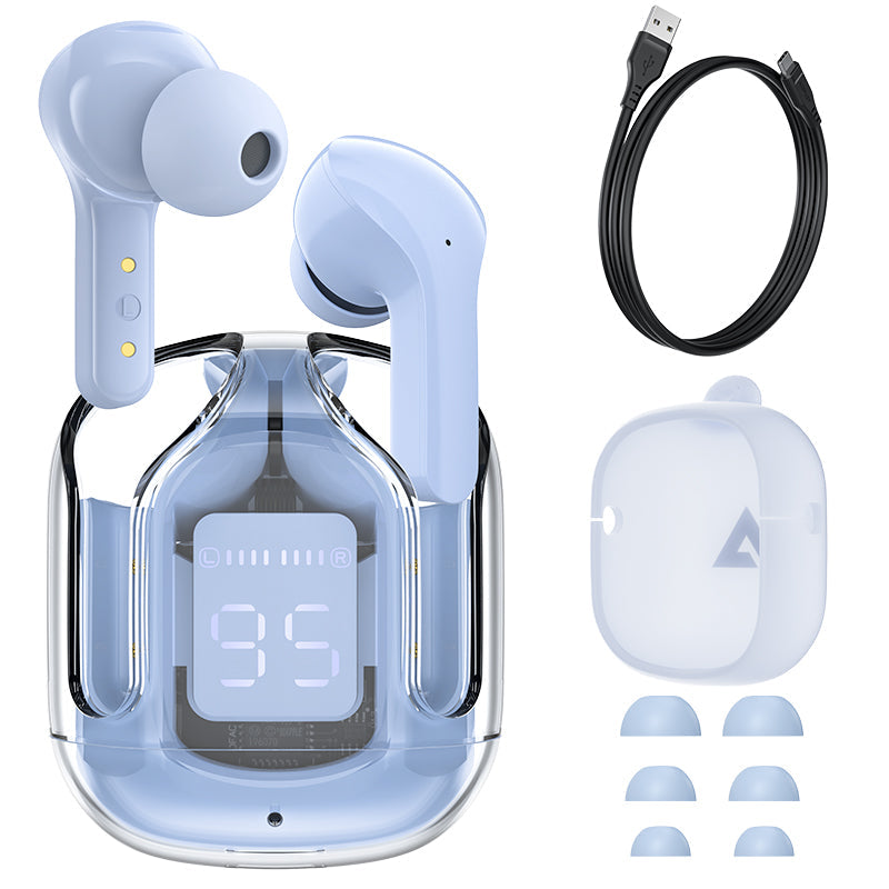 T6 Crystal Wireless Earphones Souqology