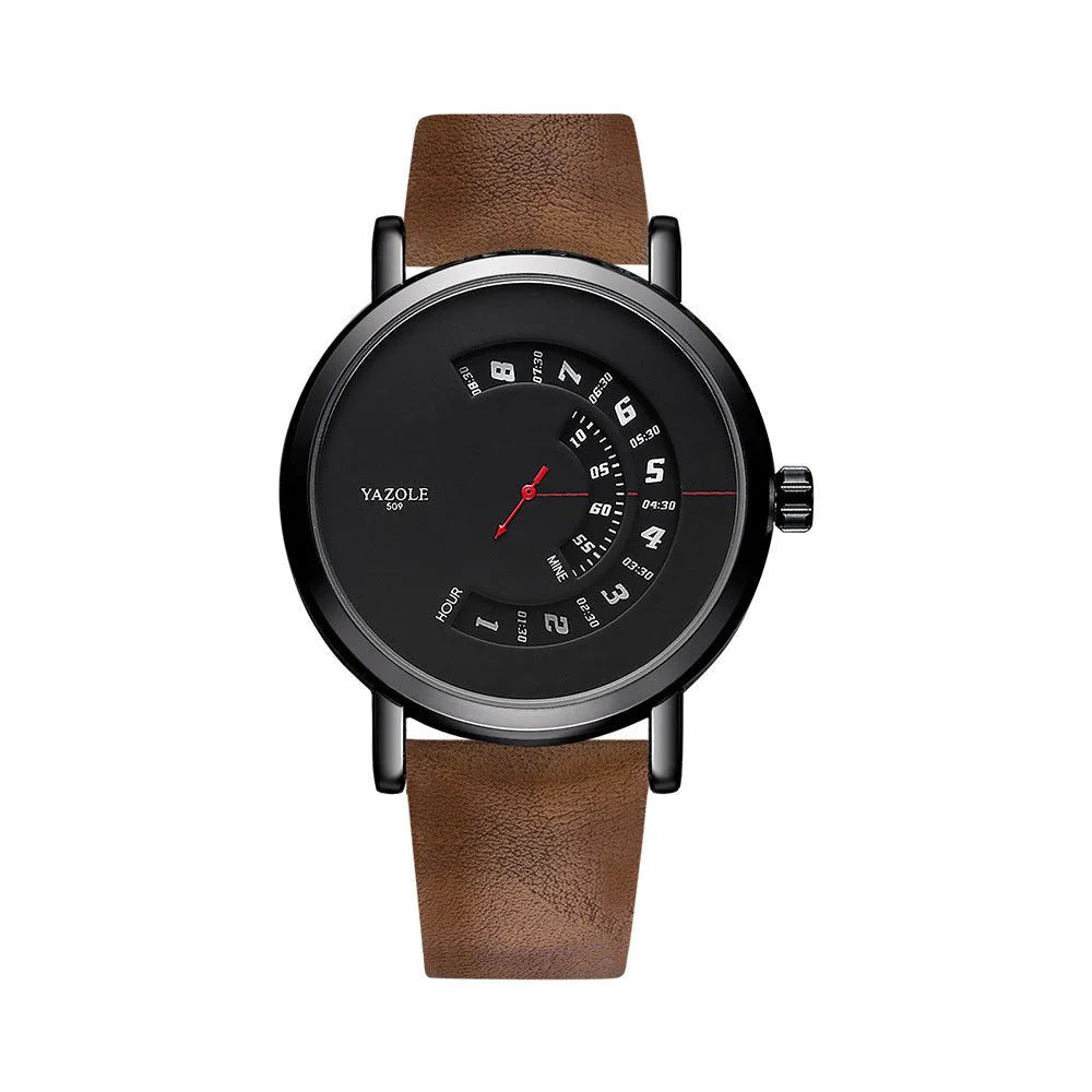 Turntable waterproof men's watch Souqology